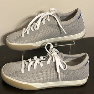 Rothy’s The Lace Up Sneaker Women's Size 8 Comfort Knit Shoes Grey NWOT